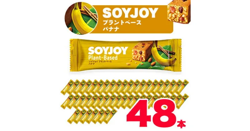 【ふるさと納税】SOYJOY　ソイジョイ プラントベース　バナナ　48本【1290091】