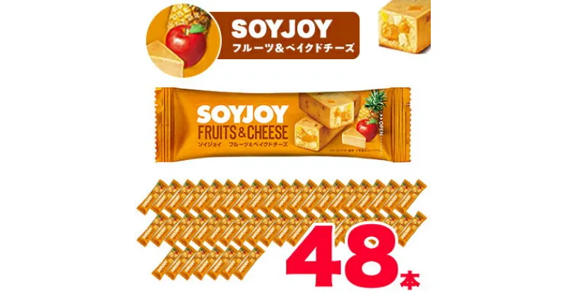 【ふるさと納税】SOYJOY　フルーツ&ベイクドチーズ　48本【1390924】