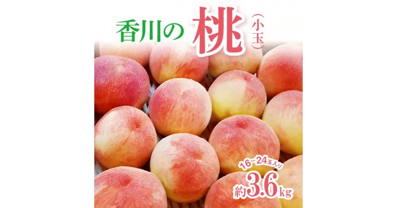 【ふるさと納税】香川の桃(小玉) 約3.6kg【2025年6月中旬～2025年8月上旬配送】 | 果物 フルーツ デザート スイーツ 青果 青果物 果実 果肉 果汁 旬 旬の果物 季節の果物 季節 産地直送 農産物 生鮮食品 生鮮 高松市産 瀬戸内 ご褒美 おすそ分け 手土産 グルメ お取り寄せ