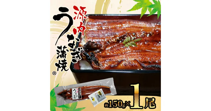 【ふるさと納税】源内うなぎ（1尾） | 真空パック たれ 1袋 冷凍 脂 粉山椒 土用の丑の日 うなぎの旬 川魚 漁師 商標登録 山家鮮魚 平賀源内 讃岐 製造 加工 香川県 高松市 志度町 送料無料