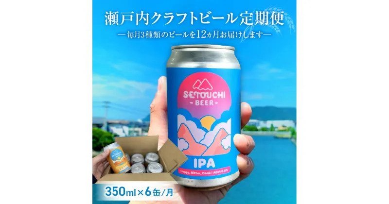 【ふるさと納税】【定期便】クラフトビール定期便 毎月6缶 12ヵ月 | IPA LAGUR モルト ホップ ハイクオリティ 麦芽 飲料 お酒 瀬戸内 香川県 高松市 送料無料