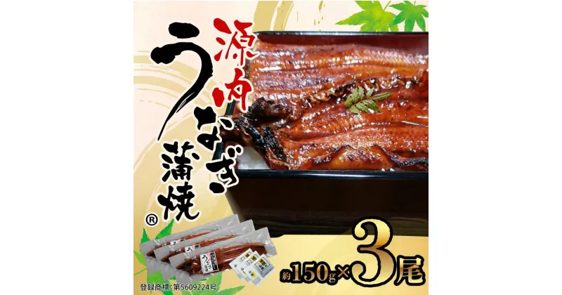 【ふるさと納税】源内 うなぎの蒲焼 3尾 ( 150g × 3尾 ) 香川県産 ｜ うなぎ 蒲焼 たれ・粉山椒付き | 香川県 坂出市 香川 四国 楽天ふるさと 納税 返礼品 支援 お取り寄せグルメ 取り寄せ グルメ 食品 うなぎ 国産 うなぎ蒲焼 ウナギ 鰻 国産うなぎ 国産鰻 国産うなぎ蒲焼