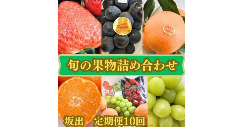 【ふるさと納税】旬の果物詰め合わせ定期便10回 | フルーツ 果物 くだもの 食品 人気 おすすめ 送料無料