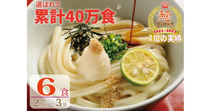 【ふるさと納税】さぬき生うどん6食セット（2人前×3袋）【1〜2ヶ月程度で発送】