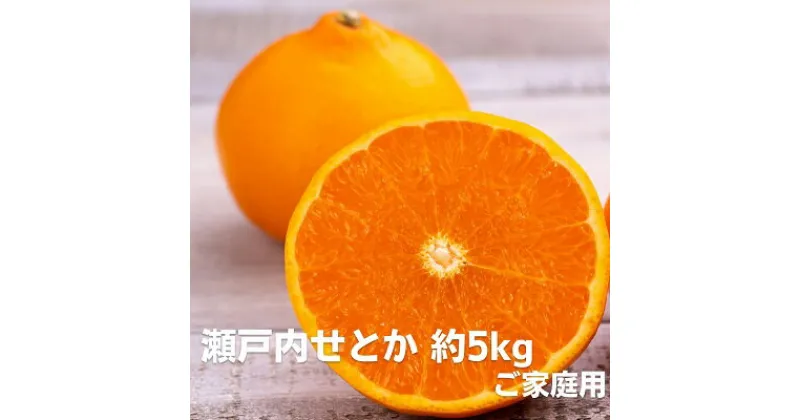 【ふるさと納税】数量限定 瀬戸内せとか 約5kg【ご家庭用】　 みかん フルーツ 果物 柑橘類 5kg 　お届け：2025年2月上旬～3月中旬