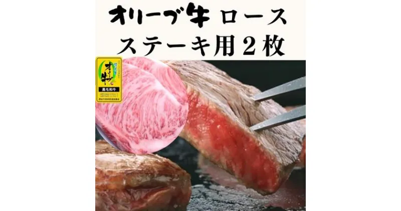 【ふるさと納税】オリーブ牛ロース　ステーキ用2枚　500g　お肉・牛肉・ステーキ・オリーブ牛ロース・ステーキ用