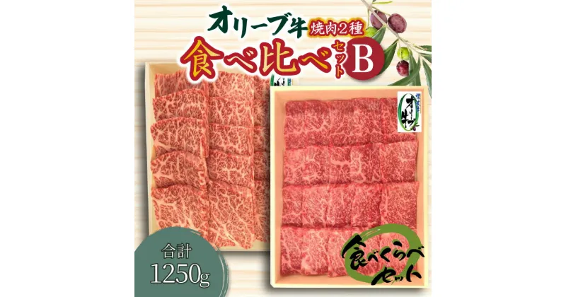 【ふるさと納税】オリーブ牛 焼肉二昧食べ比べセットB 国産牛 肩ロース モモ肉 赤身 父の日 54000円