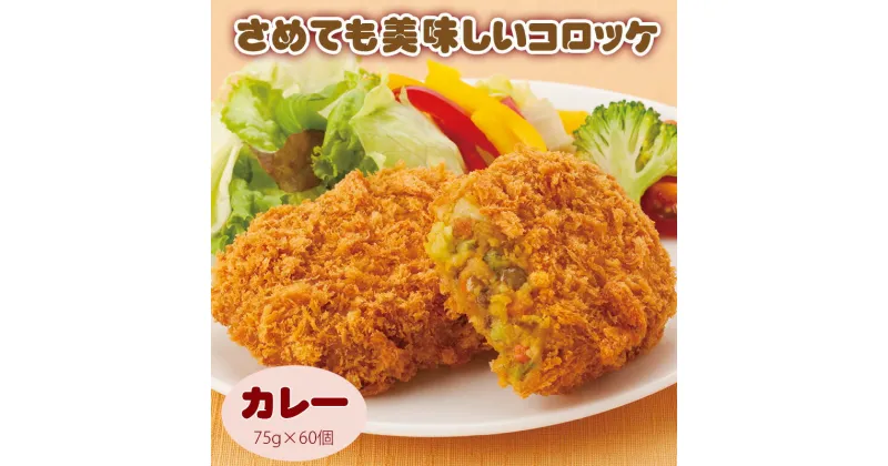 【ふるさと納税】さめてもおいしいコロッケ（カレー） ちぬや 冷凍食品 揚げ調理 コロッケ お取り寄せ 冷凍食品 業務用