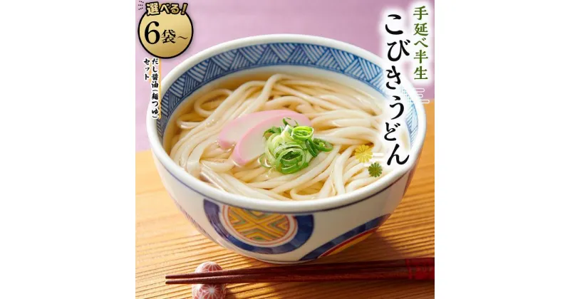 【ふるさと納税】手延べ半生こびきうどん だし醤油(麺つゆ)セット【6袋・9袋・12袋】 | 香川 香川県 小豆島 小豆島町 四国 お土産 お取り寄せ ご当地 名産品 特産品 返礼品 うどん 麺類 麺 お取り寄せグルメ ご当地グルメ 食品 食べ物 たべもの うどんセット