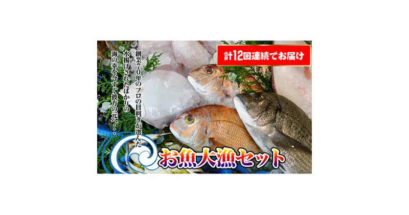 【ふるさと納税】［頒布会12回］瀬戸内海産の海産物の詰め合わせ（下処理アリ）　【定期便・タイ サザエ カレイ サヨリ チヌ】