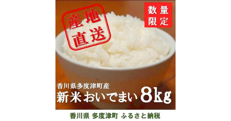 【ふるさと納税】多度津町産 新米 おいでまい （令和6年産新米:11月頃より発送）白米8kg（2kg×4袋)〔最高ランク「特A」評価獲得したお米〕