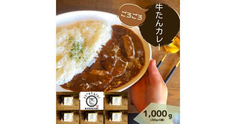 【ふるさと納税】牛たんカレー5個セット〔提供：ぶつぎりたんちゃん〕牛タン 牛たん 簡単 便利 美味しい スパイス 団欒 便利