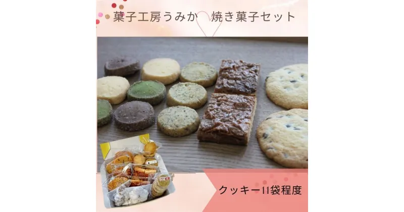 【ふるさと納税】（まるでお菓子の宝箱！）菓子工房うみか 焼き菓子（11袋）セット〔提供：社会福祉法人多度津さくら会　ふれあいの家　菓子工房うみか〕🍰クッキー チョコチップ 抹茶 焼き菓子 ギフト