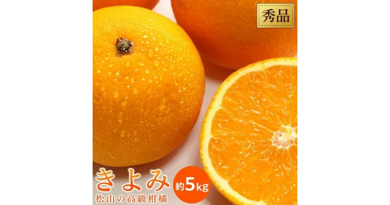 【ふるさと納税】 【3月中旬から発送】 きよみ ＜ 秀品 ＞ 約 5kg | 愛媛 みかん 先行予約 蜜柑 柑橘 果物 くだもの フルーツ お取り寄せ グルメ 期間限定 数量限定 人気 おすすめ 愛媛県 松山市