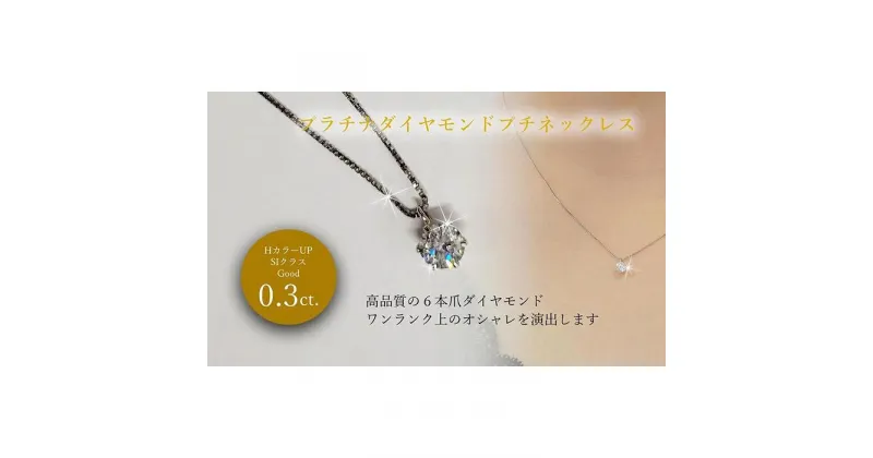 【ふるさと納税】 PT ダイヤ0.3ct ペンダントネックレス | ダイヤモンド ピアス プラチナ ダイヤ ジュエリー ピアス レディース アクセサリー プレゼント 楽天ふるさと 納税 愛媛県 愛媛 松山市 クリスマス クリスマスプレゼント クリスマスギフト