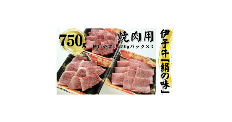 【ふるさと納税】今治産 伊予牛「絹の味」焼肉用(上ロース・上カルビ・上モモ)750g【VD00940】【配送不可地域：離島】