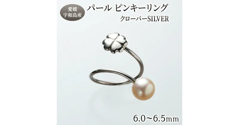 【ふるさと納税】 パール ピンキーリング クローバー 6.0-6.5mm 暁工房 リング 指輪 真珠 アクセサリー アコヤ真珠 本真珠 ファッション カジュアル 冠婚葬祭 慶事 結婚式 卒業式 入学式 お祝い ギフト 贈り物 人気 特産品 国産 愛媛 宇和島 A036-002005