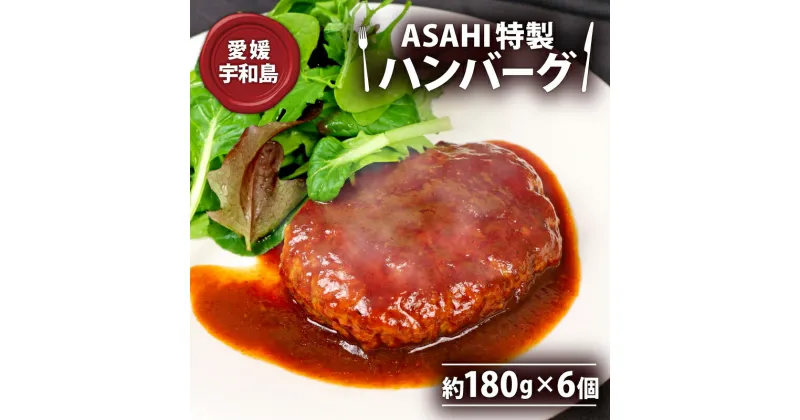 【ふるさと納税】 特製 手作り ハンバーグ 6個 セット ASAHI特製 株式会社きむら 人気 冷凍食品 冷凍ハンバーグ 肉 お肉 にく 惣菜 お惣菜 おかず お弁当 冷凍 温めるだけ 電子レンジで温めるだけ 小分け パック レンチン解凍 簡単 愛媛 宇和島 J010-126003