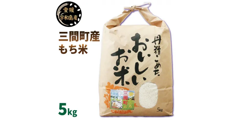 【ふるさと納税】 新米 もち米 5kg 喜菜家 三間町産 精米 お米 おこめ 米 こめ kome ※ 餅 もち 餅米 もちごめ 赤飯 おこわ 団子 おはぎ アレンジ いろいろ ふっくら ツヤツヤ もちもち 甘い 国産 愛媛 宇和島 G012-127003