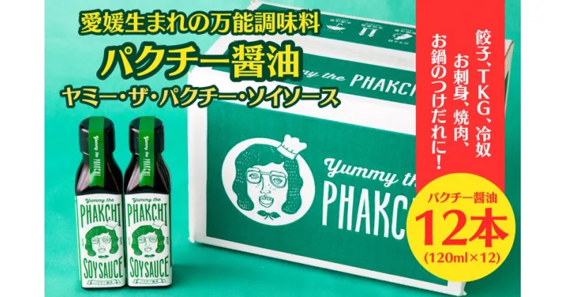 【ふるさと納税】 ＼10営業日以内発送／ パクチー醤油 オリジナル 12本 セット 旭合名会社 パクチー 醤油 コリアンダー ごま油 ニンニク 万能 調味料 国産 愛媛 宇和島 J036-052012