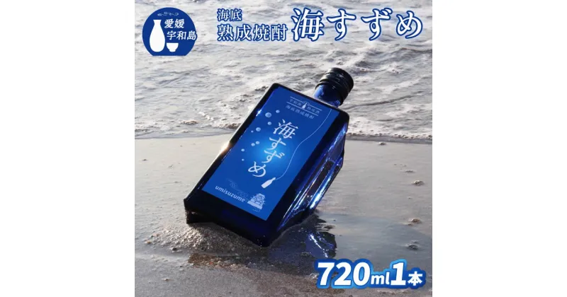 【ふるさと納税】 ＼10営業日以内発送／ 焼酎 海底熟成焼酎 海すずめ 720ml 1本 名門サカイ 海底 熟成 酒 お酒 本格焼酎 変わり種 アルコール ギフト 贈答 贈答用 贈答品 プレゼント 数量限定 国産 愛媛 宇和島 I015-085006