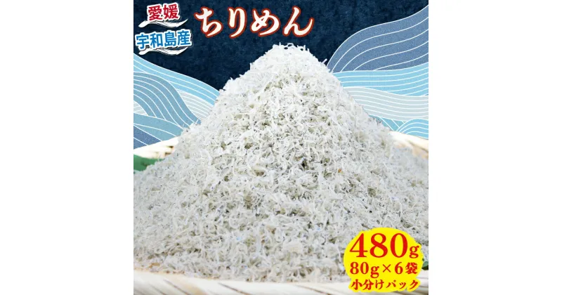 【ふるさと納税】 ちりめん 80g × 6袋 計 480g 時栄水産 しらす じゃこ ちりめんじゃこ しらす干し ちりめん干し 冷蔵 おつまみ 加工品 ふりかけ 弁当 おにぎり 天日干し カタクチイワシ 高級 数量限定 産地直送 国産 愛媛 宇和島 D010-174002