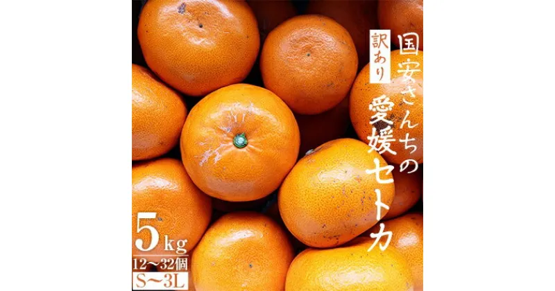 【ふるさと納税】国安さんちの 愛媛 セトカ 5kg 【 訳あり 】【C20-14】_ せとか ミカン みかん 蜜柑 柑橘類 柑橘 フルーツ 果物 くだもの 訳アリ わけあり 人気 美味しい 愛媛県 八幡浜市 ふるさと 【1094586】