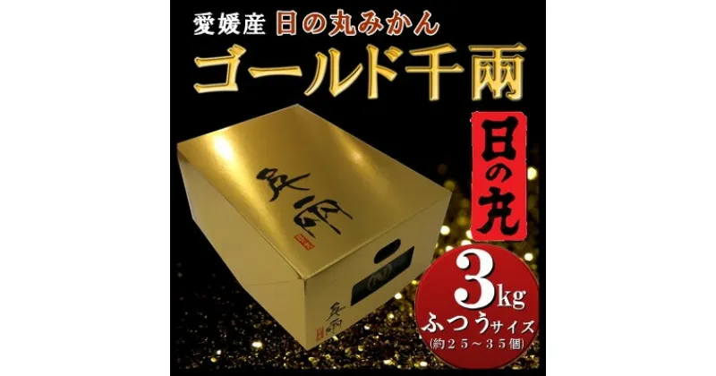 【ふるさと納税】日の丸みかん「ゴールド千兩」3kg　サイズLまたはM/約25～35個/光センサー【D79-2】【1452024】