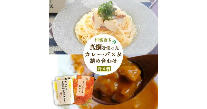 【ふるさと納税】柑橘香る 真鯛を使ったカレーとパスタソースセット【C25-158】_ カレー パスタソース セット 詰合せ 柑橘 くだもの 産地直送 産直 愛媛 食べ比べ 国産 贈答 ギフト プレゼント グルメ 夕飯 ディナー お取り寄せ 【1503562】