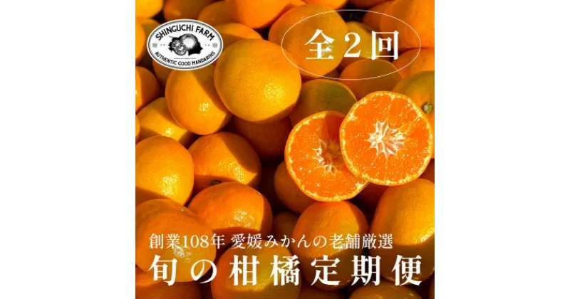 【ふるさと納税】【発送月固定定期便】旬の厳選柑橘をお届け。柑橘定期便【新口農園厳選】【E70-39】全2回【4055155】