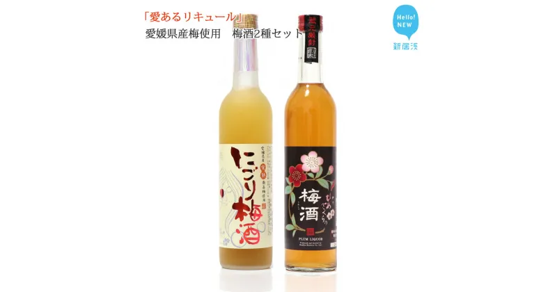 【ふるさと納税】「愛あるリキュール」梅酒500ml×2種セット ひめさくらの梅酒・にごり梅酒 愛媛県産梅使用 【愛媛 近藤酒造】 ギフト・プレゼントに最適