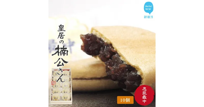 【ふるさと納税】和菓子 新居浜市地域共有ブランド商品『皇居の楠公さん』「忠臣最中」 菓舗蛭子堂