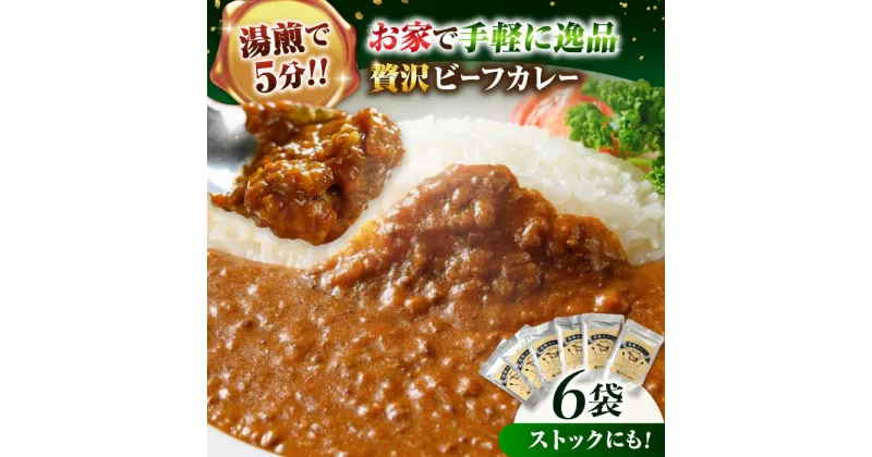 【ふるさと納税】【ご当地特選グルメ！】手作り ビーフ カレー （ 6食 入り） ビーフカレー レトルト カレー レトルトカレー 和牛 ギフト 愛媛県大洲市/有限会社ヒロファミリーフーズ[AGBX015] 13000円 13000 一万三千 一万三千円