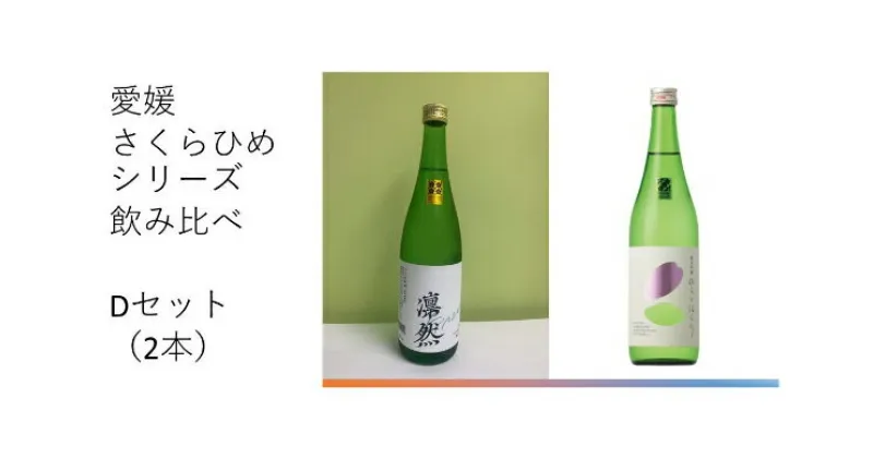 【ふるさと納税】地酒 日本酒 愛媛 飲み比べ セット さくらひめシリーズ 2本 Dセット｜C62