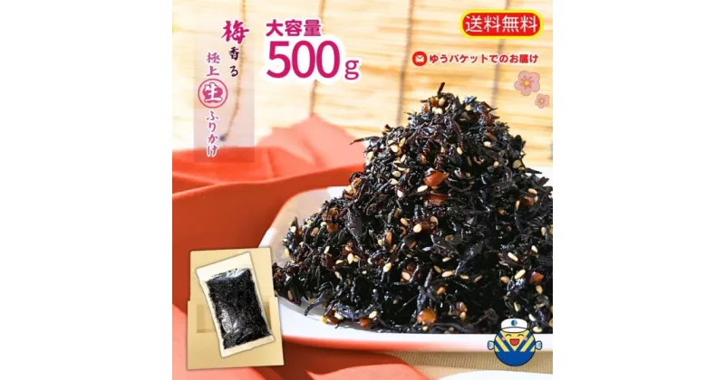 【ふるさと納税】梅ひじき 500g ふりかけ ソフトタイプ 生ふりかけ ご飯 ひじきご飯 オカベ｜A44