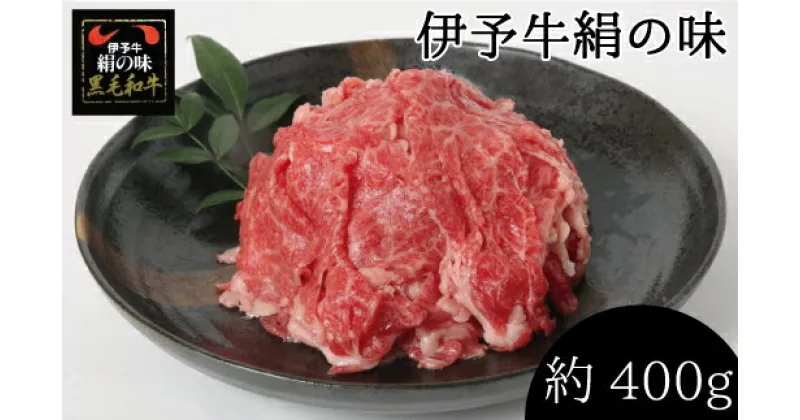 【ふるさと納税】伊予牛 「絹の味」 黒毛和牛 小間切れ　400g