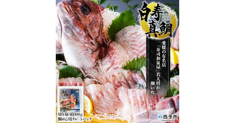 【ふるさと納税】＜白寿 真鯛 約400g と秘伝のタレ＞まだい マダイ タイ たい 養殖 魚介 お魚 海鮮 鯛めし お刺し身 切り身 骨抜き 骨なし 皮なし お祝い 御祝い 赤坂水産 寿司 和泉屋 【新型コロナウイルス対策支援】愛媛県 西予市【冷蔵】『1か月以内に順次出荷予定』