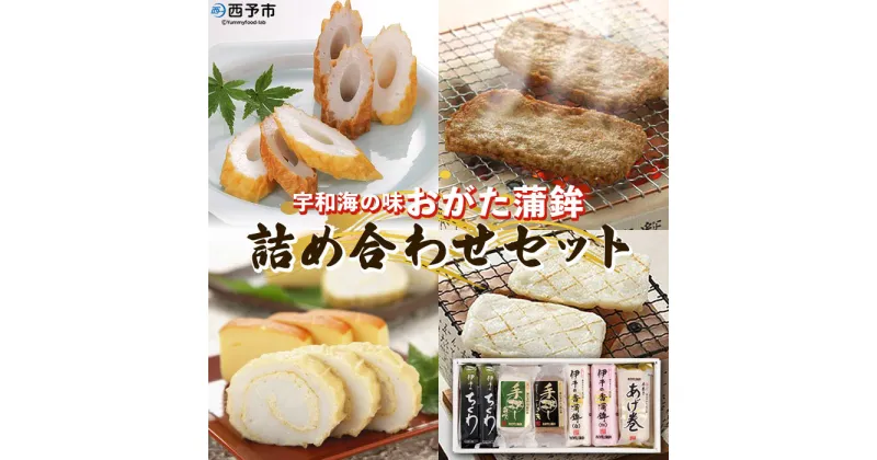 【ふるさと納税】＜宇和海の味おがた蒲鉾 詰め合わせセット＞ 練り物 練り製品 詰合せ つめあわせ じゃこ天 かまぼこ ちくわ 珍味 特産品 愛媛県 西予市【冷蔵】『1か月以内に順次出荷予定』