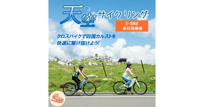 【ふるさと納税】アウトドア 体験「天空サイクリング 半日利用券1名様分」 | レジャー 自転車 長期休暇 夏休み 家族 カップル 男性 女性 アクティビティ 愛媛 久万高原町