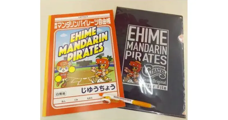 【ふるさと納税】【愛媛県共通返礼品】愛媛マンダリンパイレーツ文具3点セット