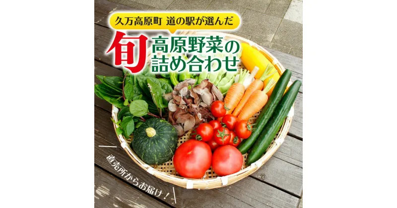 【ふるさと納税】高原野菜詰め合わせセット｜道の駅直送 お試し 新鮮 もぎたて 旬の味覚　※北海道・沖縄・離島への配送不可　※2024年6月上旬～10月下旬頃に順次発送予定