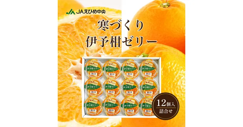 【ふるさと納税】カップゼリー寒づくり伊予柑詰め合わせ12個セット No.18【柑橘 ゼリー 果肉 果実 果汁 果物 フルーツ 国産 愛媛県産 スイーツ おやつ ギフト お中元】　砥部町　お届け：商品の出荷は、2025年1月中旬以降になります。※お届け日の指定は出来ません。