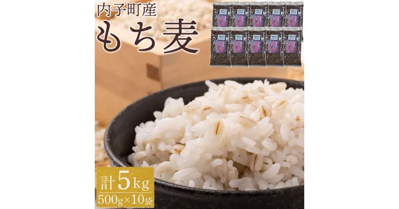 【ふるさと納税】内子町産 もち麦（5kg） | 食品 加工食品 人気 おすすめ 送料無料