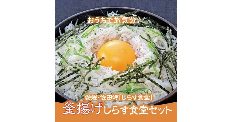 【ふるさと納税】【自宅で新鮮しらす丼】釜あげしらす食堂セット◇