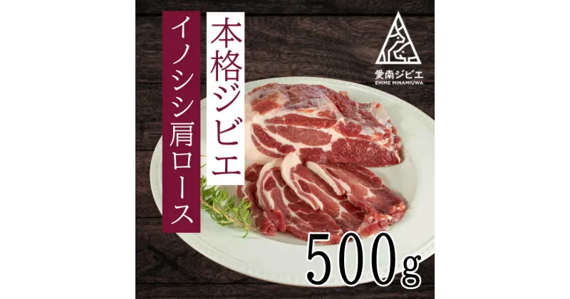 【ふるさと納税】 猪 イノシシ ジビエ 肩 ロース 500g 国産 天然 猪肉 生肉 低脂質 高タンパク 鉄分 豚肉 4倍 ヘルシー アスリート