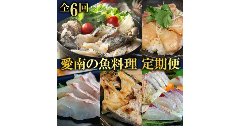 【ふるさと納税】 定期便 全6回 愛南の魚料理 クエ鍋セット タマクエ 鯛 タイ お造り 刺身 さしみ シマアジ フィーレ フィレ 鯛めし 丼 醤油 漬け カツ フライ ハラミ 唐揚げ カマ 焼き グリル 海鮮 魚介 海の幸 お楽しみ ギフト プレゼント 贈り物 愛南サン・フィッシュ