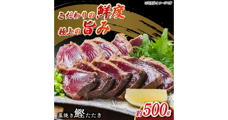 【ふるさと納税】明神水産 藁焼き鰹 (カツオ) たたき 中2節 (約500g) セット 【株式会社 四国健商】[ATAF047]