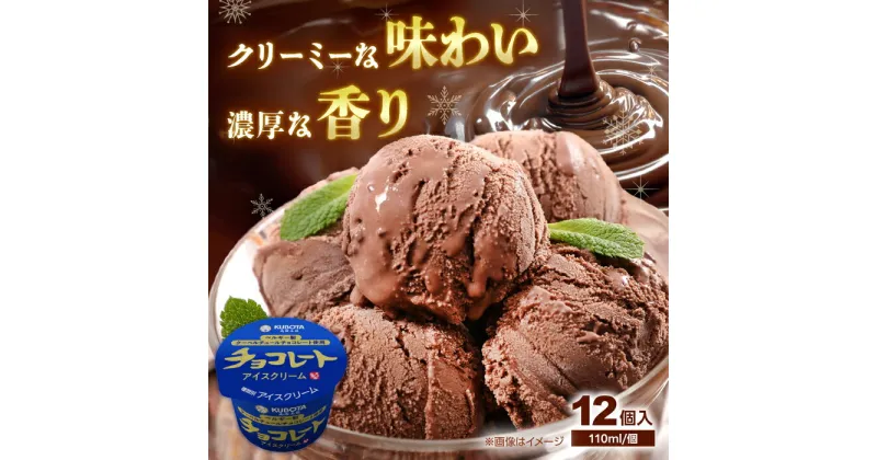 【ふるさと納税】チョコレートアイスクリーム 12個入 アイス 【グレイジア株式会社】[ATAC217]