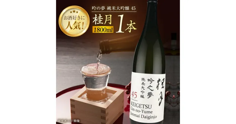 【ふるさと納税】桂月 吟の夢 純米大吟醸 45 1800ml 1本 日本酒 地酒 【近藤酒店】[ATAB080]