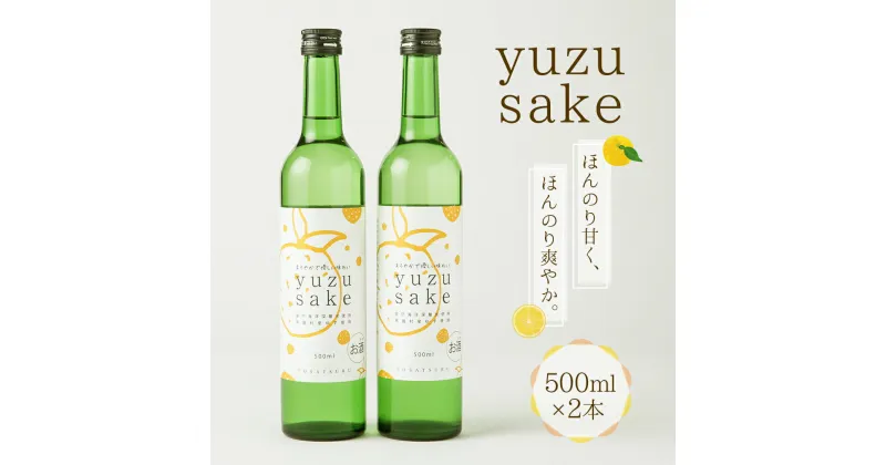 【ふるさと納税】土佐鶴ゆず酒 500ml×2本 セット 酒 お酒 度数8度 リキュール ゆず 柚子 5000円 送料無料 b1